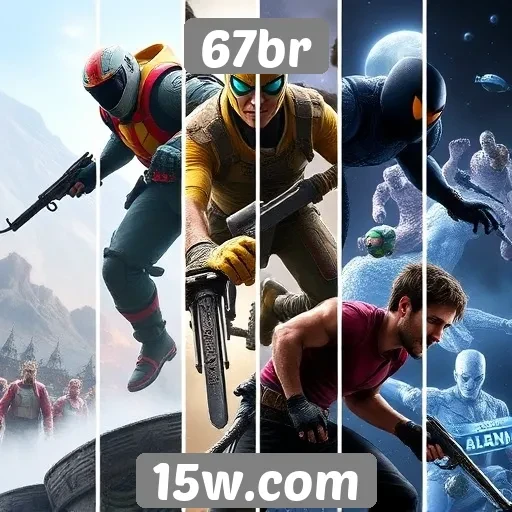 Comparativo entre jogos populares no 67br